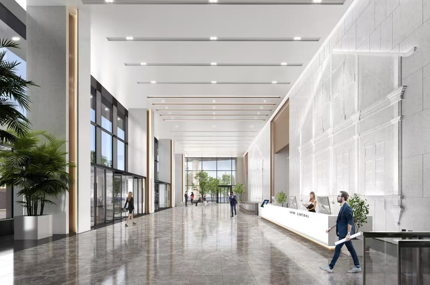 滨港商业中心内部1